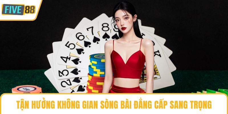 Tận hưởng không gian sòng bài đẳng cấp sang trọng